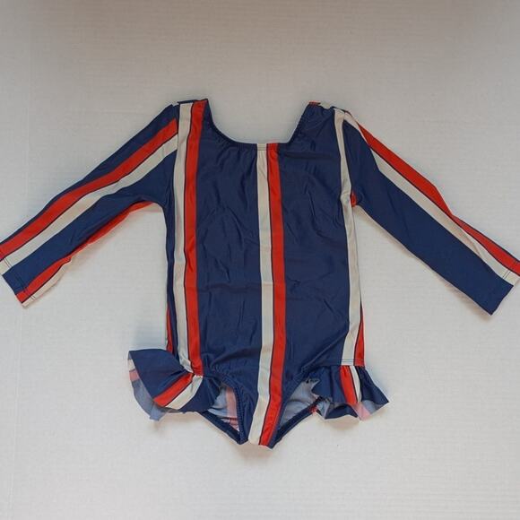 Mini Rodini Long Sleeve Swimsuit | Girls 2-3T - Picture 1 of 5